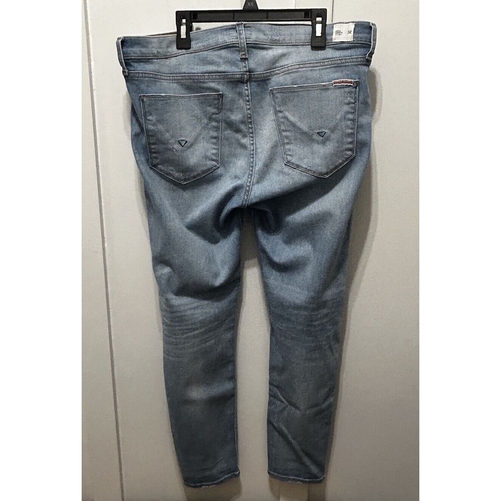 Hudson Jeans Ankle Krista Super‎ Skinny Womens Sz 32 Light Wash